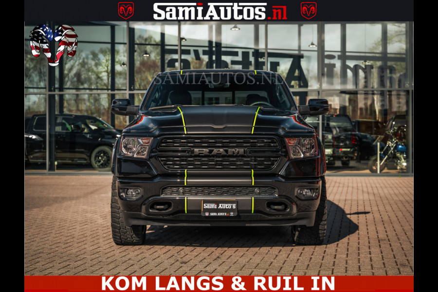 Dodge Ram SPORT | 5.7 V8 4x4 HEMI | PANORAMA DAK | GROOTSCHERM 12 INCH | LPG | Diamond Black Pearl | CREW CAB | DUBBELE CABINE | 5 PERSOONS | DC | VOORRAAD NR 2554 - 6048