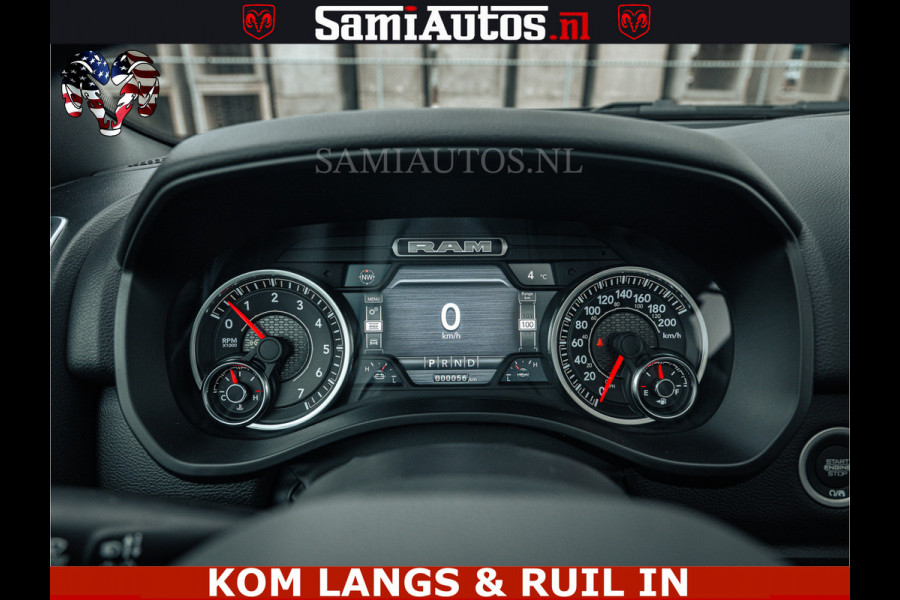 Dodge Ram SPORT | 5.7 V8 4x4 HEMI | PANORAMA DAK | GROOTSCHERM 12 INCH | LPG | Diamond Black Pearl | CREW CAB | DUBBELE CABINE | 5 PERSOONS | DC | VOORRAAD NR 2554 - 6048
