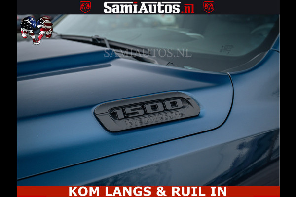 Dodge Ram SPORT | 5.7 V8 4x4 HEMI | PANORAMA DAK | GROOTSCHERM 12 INCH | LPG | Patriot Blue CREW CAB | DUBBELE CABINE | 5 PERSOONS | DC | VOORRAAD NR 2555 - 3325