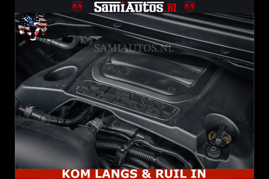 Dodge Ram SPORT | 5.7 V8 4x4 HEMI | PANORAMA DAK | GROOTSCHERM 12 INCH | LPG | Patriot Blue CREW CAB | DUBBELE CABINE | 5 PERSOONS | DC | VOORRAAD NR 2555 - 3325