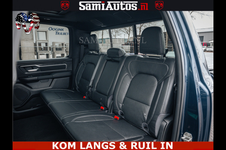 Dodge Ram SPORT | 5.7 V8 4x4 HEMI | PANORAMA DAK | GROOTSCHERM 12 INCH | LPG | Patriot Blue CREW CAB | DUBBELE CABINE | 5 PERSOONS | DC | VOORRAAD NR 2555 - 3325