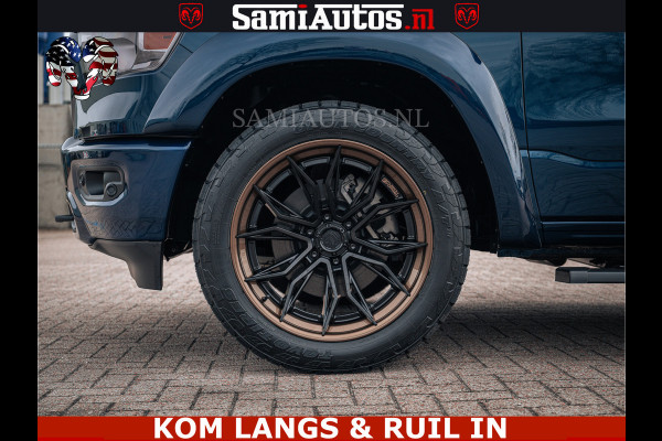 Dodge Ram SPORT | 5.7 V8 4x4 HEMI | PANORAMA DAK | GROOTSCHERM 12 INCH | LPG | Patriot Blue CREW CAB | DUBBELE CABINE | 5 PERSOONS | DC | VOORRAAD NR 2555 - 3325