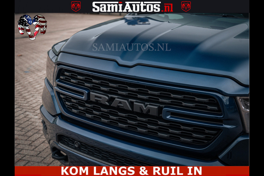 Dodge Ram SPORT | 5.7 V8 4x4 HEMI | PANORAMA DAK | GROOTSCHERM 12 INCH | LPG | Patriot Blue CREW CAB | DUBBELE CABINE | 5 PERSOONS | DC | VOORRAAD NR 2555 - 3325