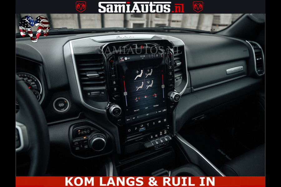 Dodge Ram SPORT | 5.7 V8 4x4 HEMI | PANORAMA DAK | GROOTSCHERM 12 INCH | LPG | Patriot Blue CREW CAB | DUBBELE CABINE | 5 PERSOONS | DC | VOORRAAD NR 2555 - 3325