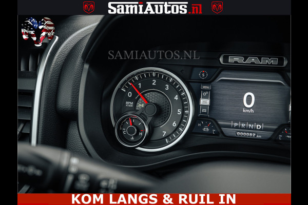 Dodge Ram SPORT | 5.7 V8 4x4 HEMI | PANORAMA DAK | GROOTSCHERM 12 INCH | LPG | Patriot Blue CREW CAB | DUBBELE CABINE | 5 PERSOONS | DC | VOORRAAD NR 2555 - 3325