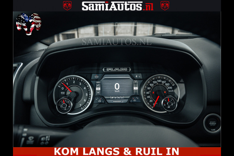 Dodge Ram SPORT | 5.7 V8 4x4 HEMI | PANORAMA DAK | GROOTSCHERM 12 INCH | LPG | Patriot Blue CREW CAB | DUBBELE CABINE | 5 PERSOONS | DC | VOORRAAD NR 2555 - 3325