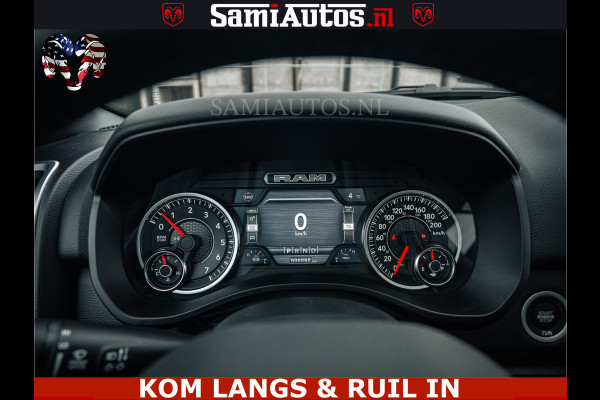 Dodge Ram SPORT | 5.7 V8 4x4 HEMI | PANORAMA DAK | GROOTSCHERM 12 INCH | LPG | Patriot Blue CREW CAB | DUBBELE CABINE | 5 PERSOONS | DC | VOORRAAD NR 2555 - 3325