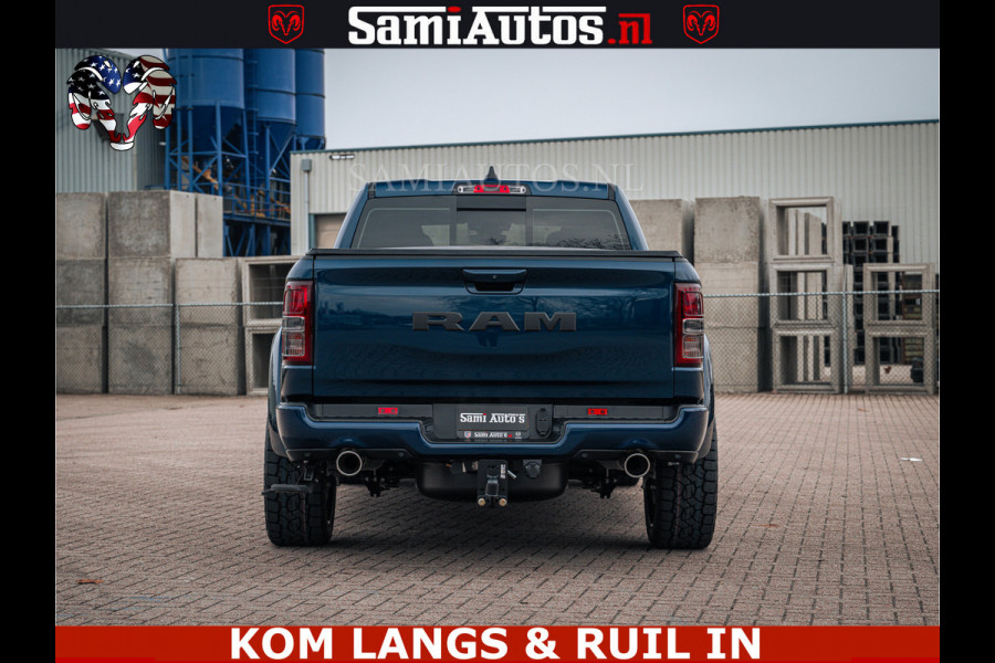 Dodge Ram SPORT | 5.7 V8 4x4 HEMI | PANORAMA DAK | GROOTSCHERM 12 INCH | LPG | Patriot Blue CREW CAB | DUBBELE CABINE | 5 PERSOONS | DC | VOORRAAD NR 2555 - 3325