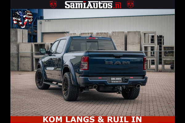 Dodge Ram SPORT | 5.7 V8 4x4 HEMI | PANORAMA DAK | GROOTSCHERM 12 INCH | LPG | Patriot Blue CREW CAB | DUBBELE CABINE | 5 PERSOONS | DC | VOORRAAD NR 2555 - 3325