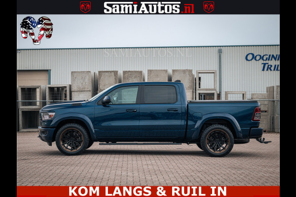 Dodge Ram SPORT | 5.7 V8 4x4 HEMI | PANORAMA DAK | GROOTSCHERM 12 INCH | LPG | Patriot Blue CREW CAB | DUBBELE CABINE | 5 PERSOONS | DC | VOORRAAD NR 2555 - 3325
