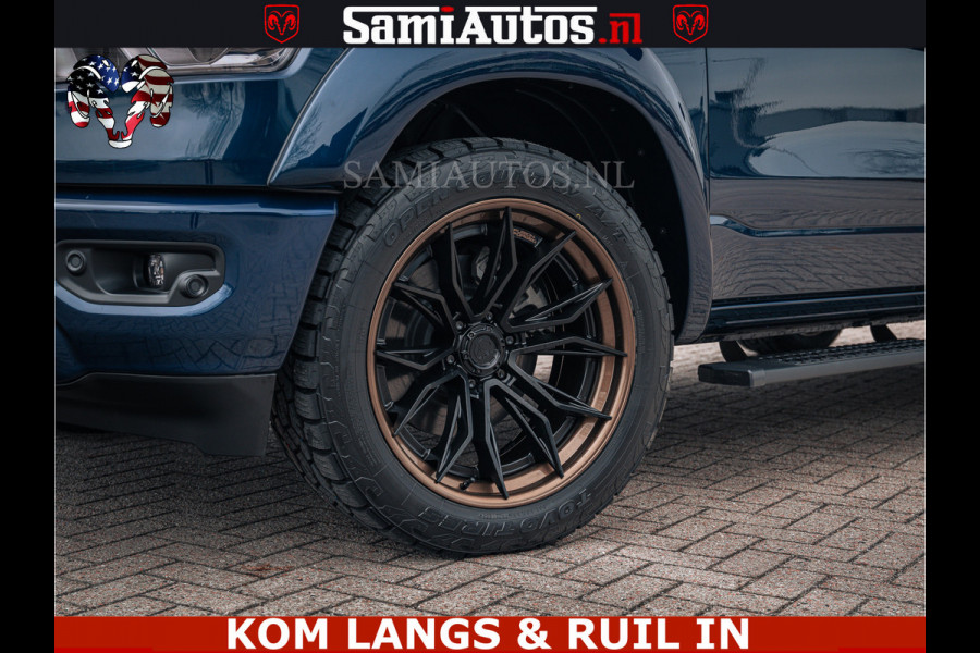 Dodge Ram SPORT | 5.7 V8 4x4 HEMI | PANORAMA DAK | GROOTSCHERM 12 INCH | LPG | Patriot Blue CREW CAB | DUBBELE CABINE | 5 PERSOONS | DC | VOORRAAD NR 2555 - 3325