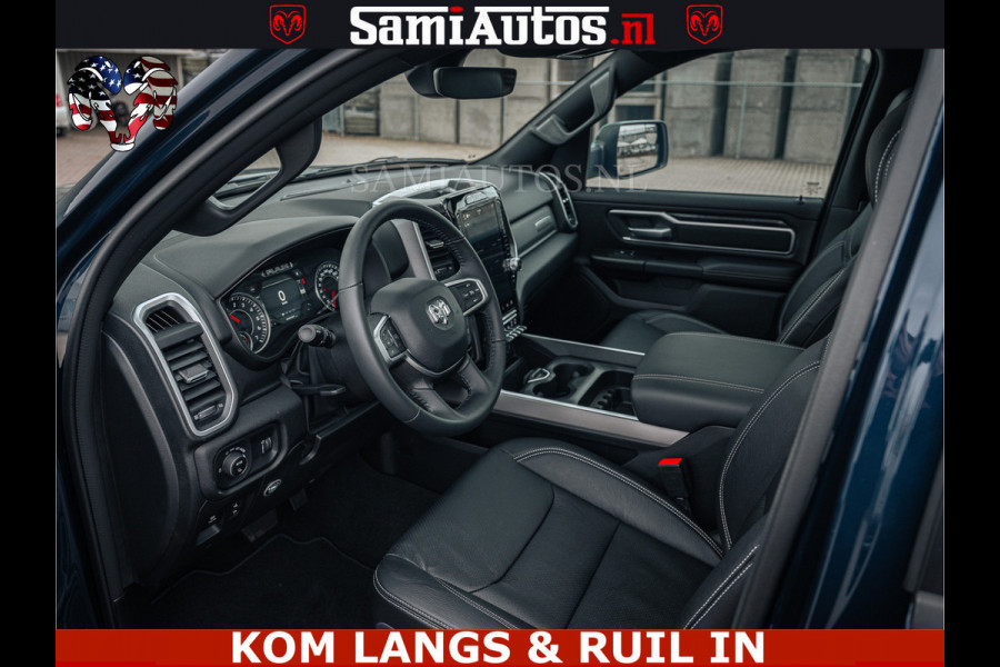 Dodge Ram SPORT | 5.7 V8 4x4 HEMI | PANORAMA DAK | GROOTSCHERM 12 INCH | LPG | Patriot Blue CREW CAB | DUBBELE CABINE | 5 PERSOONS | DC | VOORRAAD NR 2555 - 3325