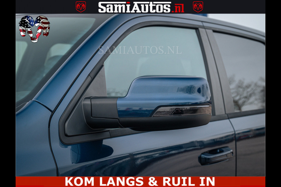 Dodge Ram SPORT | 5.7 V8 4x4 HEMI | PANORAMA DAK | GROOTSCHERM 12 INCH | LPG | Patriot Blue CREW CAB | DUBBELE CABINE | 5 PERSOONS | DC | VOORRAAD NR 2555 - 3325