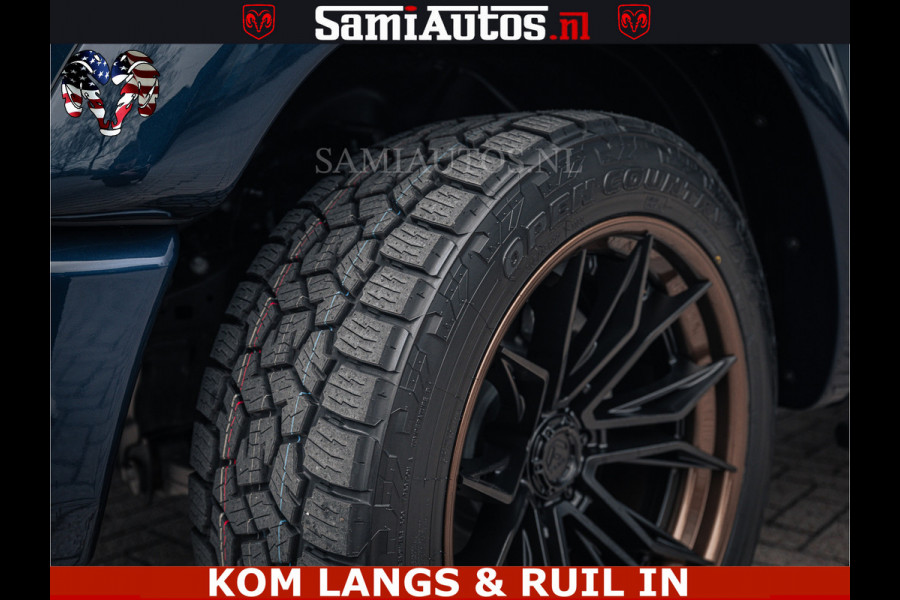 Dodge Ram SPORT | 5.7 V8 4x4 HEMI | PANORAMA DAK | GROOTSCHERM 12 INCH | LPG | Patriot Blue CREW CAB | DUBBELE CABINE | 5 PERSOONS | DC | VOORRAAD NR 2555 - 3325