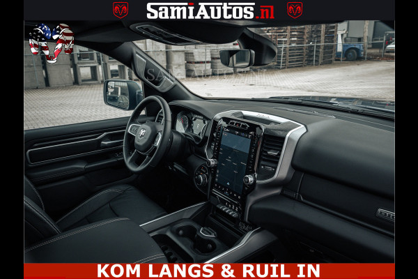 Dodge Ram SPORT | 5.7 V8 4x4 HEMI | PANORAMA DAK | GROOTSCHERM 12 INCH | LPG | Patriot Blue CREW CAB | DUBBELE CABINE | 5 PERSOONS | DC | VOORRAAD NR 2555 - 3325