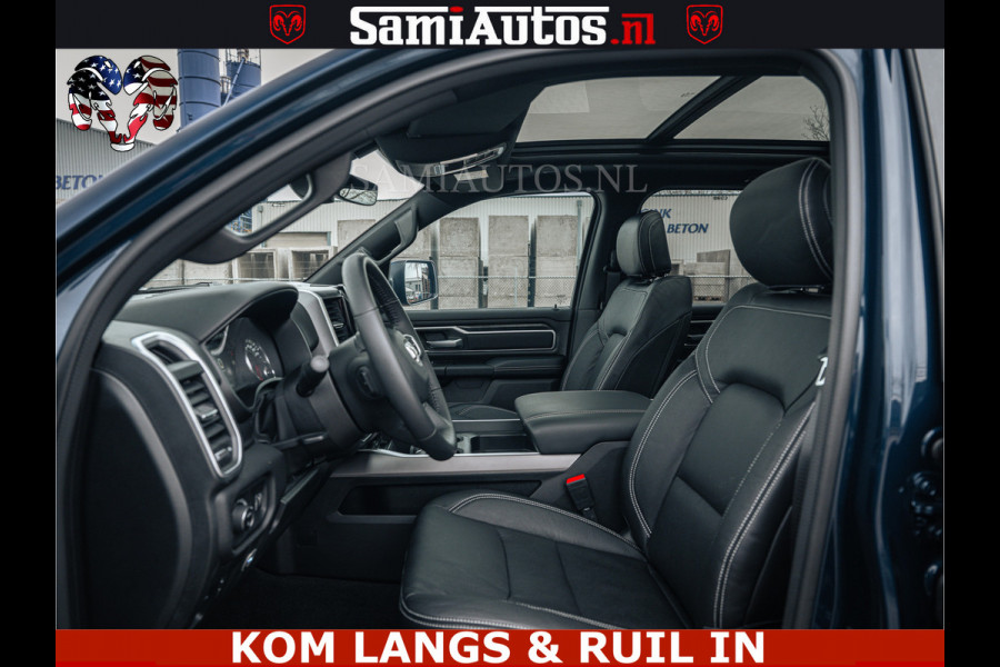 Dodge Ram SPORT | 5.7 V8 4x4 HEMI | PANORAMA DAK | GROOTSCHERM 12 INCH | LPG | Patriot Blue CREW CAB | DUBBELE CABINE | 5 PERSOONS | DC | VOORRAAD NR 2555 - 3325