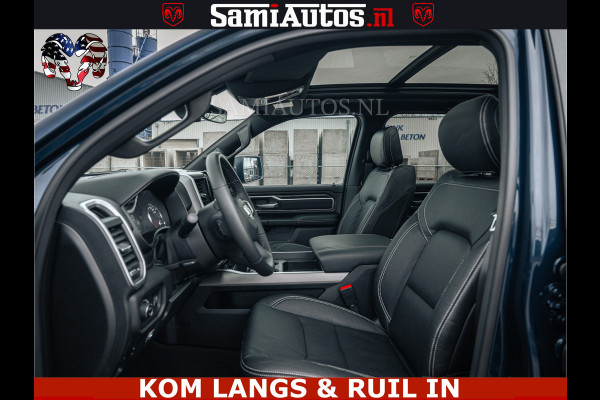 Dodge Ram SPORT | 5.7 V8 4x4 HEMI | PANORAMA DAK | GROOTSCHERM 12 INCH | LPG | Patriot Blue CREW CAB | DUBBELE CABINE | 5 PERSOONS | DC | VOORRAAD NR 2555 - 3325