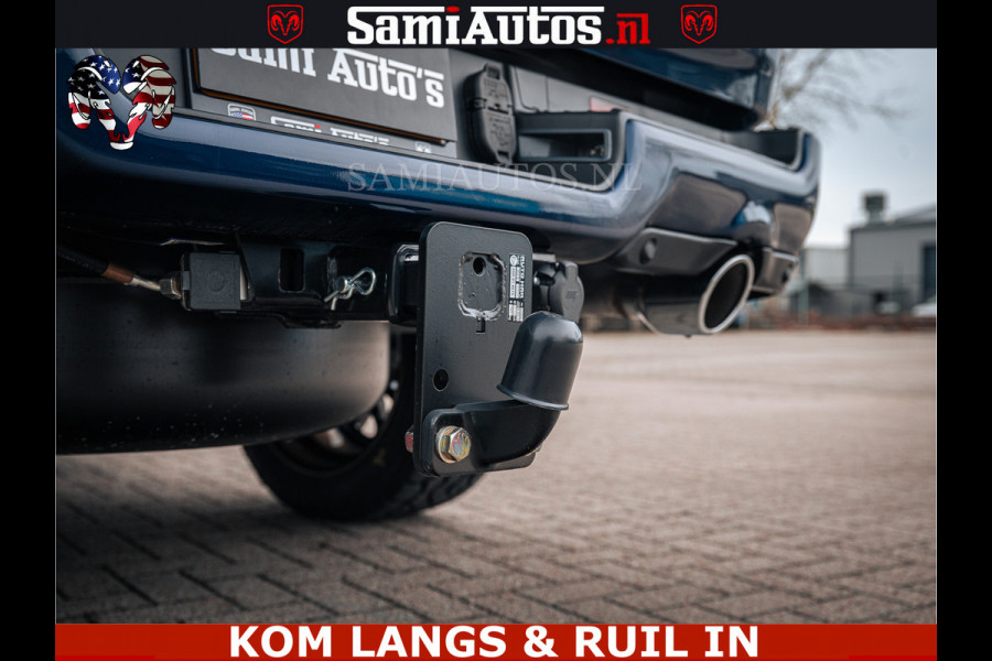 Dodge Ram SPORT | 5.7 V8 4x4 HEMI | PANORAMA DAK | GROOTSCHERM 12 INCH | LPG | Patriot Blue CREW CAB | DUBBELE CABINE | 5 PERSOONS | DC | VOORRAAD NR 2555 - 3325