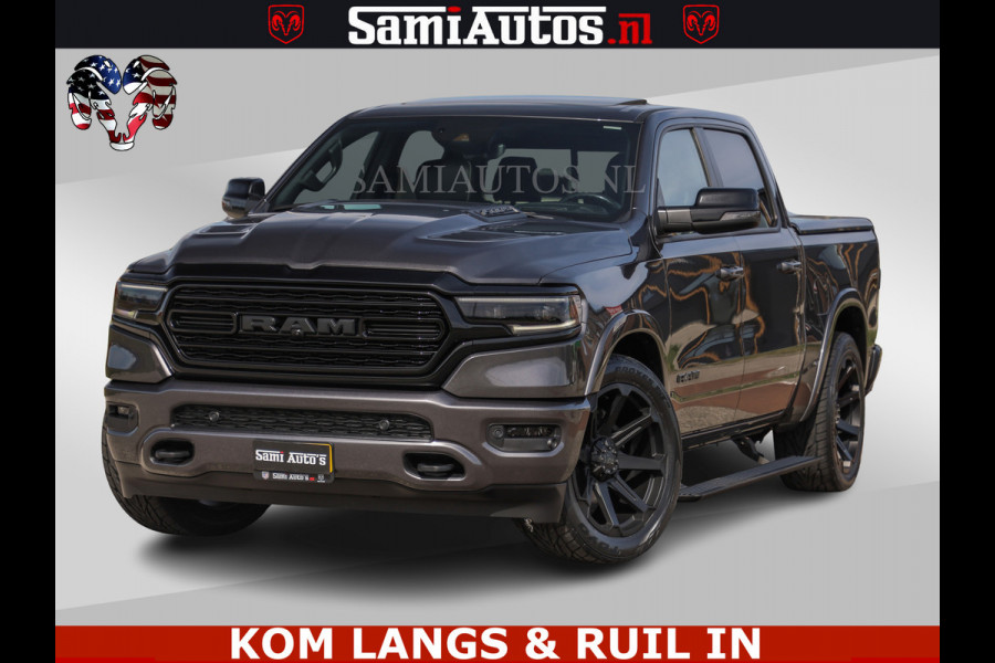 Dodge Ram LIMITED | 5.7 V8 HEMI 402PK | TUFF WIELEN | MEEST VOLLE LIMITED | PRACHTIGE KLEUR GRANITE CRYSTAL PEARL | CREW CAB | DUBBELE CABINE DC 5 PERSOONS | CREW CAB 5 PERSOONS | DUBBELE CABINE DC | MEEST ROYALE EN COMFORTABELE BEDRIJFSAUTO | HEAD-UP | LUCHTVERING | RONDOM CAMERA | MWK KLEP | PANORAMA DAK |
