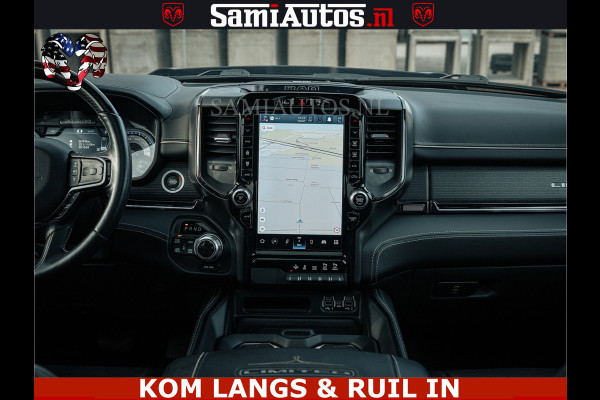Dodge Ram LIMITED | 5.7 V8 HEMI 402PK | TUFF WIELEN | MEEST VOLLE LIMITED | PRACHTIGE KLEUR GRANITE CRYSTAL PEARL | CREW CAB | DUBBELE CABINE DC 5 PERSOONS | CREW CAB 5 PERSOONS | DUBBELE CABINE DC | MEEST ROYALE EN COMFORTABELE BEDRIJFSAUTO | HEAD-UP | LUCHTVERING | RONDOM CAMERA | MWK KLEP | PANORAMA DAK |