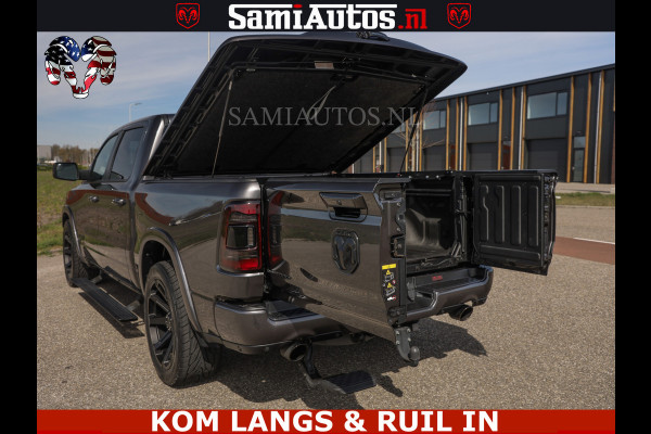 Dodge Ram LIMITED | 5.7 V8 HEMI 402PK | TUFF WIELEN | MEEST VOLLE LIMITED | PRACHTIGE KLEUR GRANITE CRYSTAL PEARL | CREW CAB | DUBBELE CABINE DC 5 PERSOONS | CREW CAB 5 PERSOONS | DUBBELE CABINE DC | MEEST ROYALE EN COMFORTABELE BEDRIJFSAUTO | HEAD-UP | LUCHTVERING | RONDOM CAMERA | MWK KLEP | PANORAMA DAK |