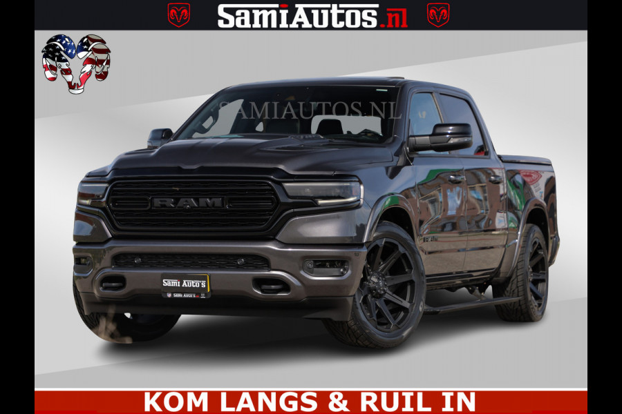 Dodge Ram LIMITED | 5.7 V8 HEMI 402PK | TUFF WIELEN | MEEST VOLLE LIMITED | PRACHTIGE KLEUR GRANITE CRYSTAL PEARL | CREW CAB | DUBBELE CABINE DC 5 PERSOONS | CREW CAB 5 PERSOONS | DUBBELE CABINE DC | MEEST ROYALE EN COMFORTABELE BEDRIJFSAUTO | HEAD-UP | LUCHTVERING | RONDOM CAMERA | MWK KLEP | PANORAMA DAK |