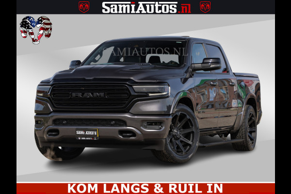 Dodge Ram LIMITED | 5.7 V8 HEMI 402PK | TUFF WIELEN | MEEST VOLLE LIMITED | PRACHTIGE KLEUR GRANITE CRYSTAL PEARL | CREW CAB | DUBBELE CABINE DC 5 PERSOONS | CREW CAB 5 PERSOONS | DUBBELE CABINE DC | MEEST ROYALE EN COMFORTABELE BEDRIJFSAUTO | HEAD-UP | LUCHTVERING | RONDOM CAMERA | MWK KLEP | PANORAMA DAK |