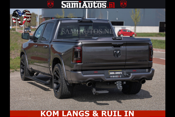 Dodge Ram LIMITED | 5.7 V8 HEMI 402PK | TUFF WIELEN | MEEST VOLLE LIMITED | PRACHTIGE KLEUR GRANITE CRYSTAL PEARL | CREW CAB | DUBBELE CABINE DC 5 PERSOONS | CREW CAB 5 PERSOONS | DUBBELE CABINE DC | MEEST ROYALE EN COMFORTABELE BEDRIJFSAUTO | HEAD-UP | LUCHTVERING | RONDOM CAMERA | MWK KLEP | PANORAMA DAK |