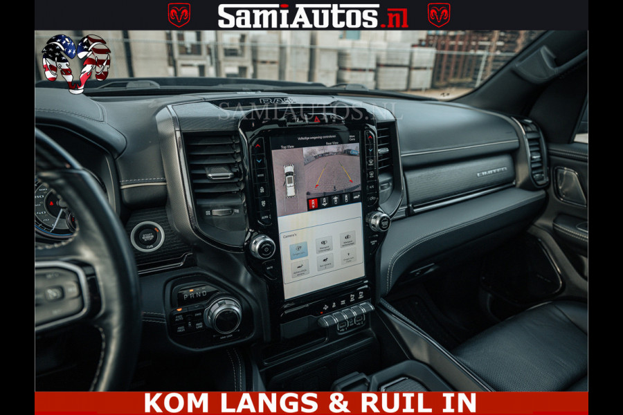 Dodge Ram LIMITED | 5.7 V8 HEMI 402PK | TUFF WIELEN | MEEST VOLLE LIMITED | PRACHTIGE KLEUR GRANITE CRYSTAL PEARL | CREW CAB | DUBBELE CABINE DC 5 PERSOONS | CREW CAB 5 PERSOONS | DUBBELE CABINE DC | MEEST ROYALE EN COMFORTABELE BEDRIJFSAUTO | HEAD-UP | LUCHTVERING | RONDOM CAMERA | MWK KLEP | PANORAMA DAK |