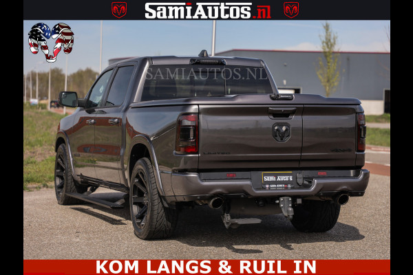 Dodge Ram LIMITED | 5.7 V8 HEMI 402PK | TUFF WIELEN | MEEST VOLLE LIMITED | PRACHTIGE KLEUR GRANITE CRYSTAL PEARL | CREW CAB | DUBBELE CABINE DC 5 PERSOONS | CREW CAB 5 PERSOONS | DUBBELE CABINE DC | MEEST ROYALE EN COMFORTABELE BEDRIJFSAUTO | HEAD-UP | LUCHTVERING | RONDOM CAMERA | MWK KLEP | PANORAMA DAK |