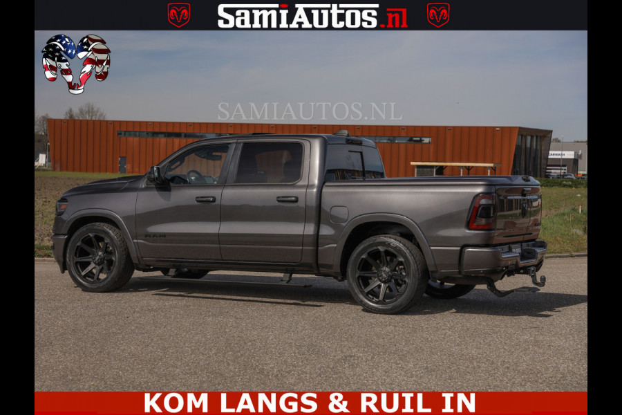 Dodge Ram LIMITED | 5.7 V8 HEMI 402PK | TUFF WIELEN | MEEST VOLLE LIMITED | PRACHTIGE KLEUR GRANITE CRYSTAL PEARL | CREW CAB | DUBBELE CABINE DC 5 PERSOONS | CREW CAB 5 PERSOONS | DUBBELE CABINE DC | MEEST ROYALE EN COMFORTABELE BEDRIJFSAUTO | HEAD-UP | LUCHTVERING | RONDOM CAMERA | MWK KLEP | PANORAMA DAK |