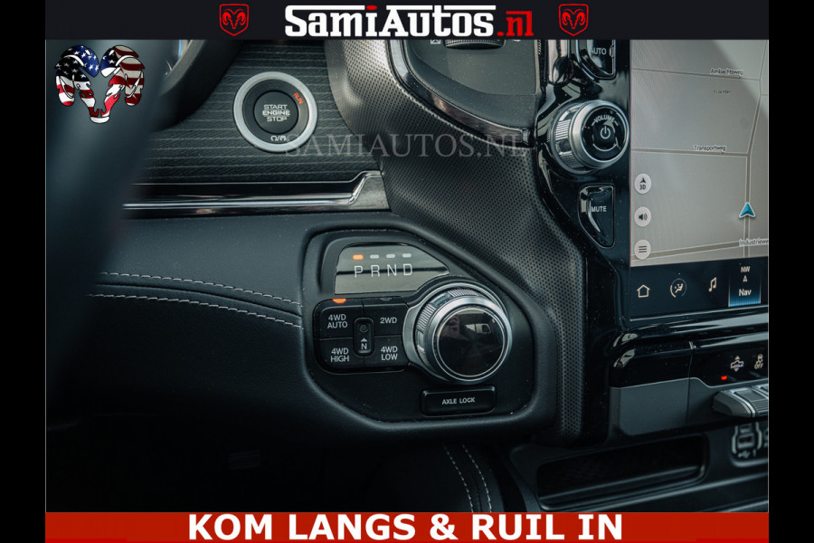 Dodge Ram LIMITED | 5.7 V8 HEMI 402PK | TUFF WIELEN | MEEST VOLLE LIMITED | PRACHTIGE KLEUR GRANITE CRYSTAL PEARL | CREW CAB | DUBBELE CABINE DC 5 PERSOONS | CREW CAB 5 PERSOONS | DUBBELE CABINE DC | MEEST ROYALE EN COMFORTABELE BEDRIJFSAUTO | HEAD-UP | LUCHTVERING | RONDOM CAMERA | MWK KLEP | PANORAMA DAK |