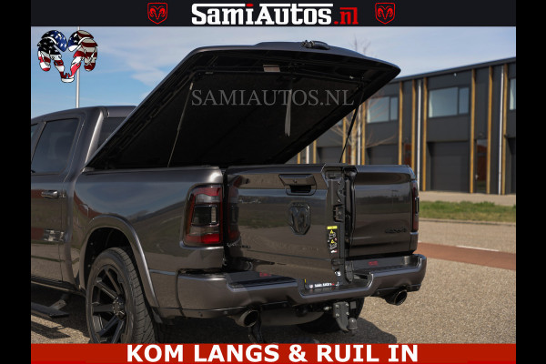 Dodge Ram LIMITED | 5.7 V8 HEMI 402PK | TUFF WIELEN | MEEST VOLLE LIMITED | PRACHTIGE KLEUR GRANITE CRYSTAL PEARL | CREW CAB | DUBBELE CABINE DC 5 PERSOONS | CREW CAB 5 PERSOONS | DUBBELE CABINE DC | MEEST ROYALE EN COMFORTABELE BEDRIJFSAUTO | HEAD-UP | LUCHTVERING | RONDOM CAMERA | MWK KLEP | PANORAMA DAK |