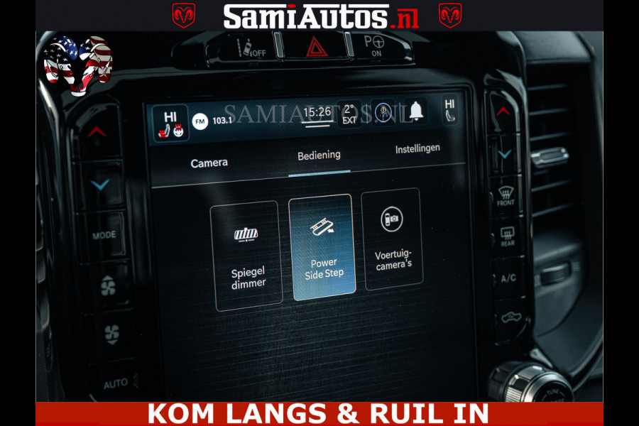 Dodge Ram LIMITED | 5.7 V8 HEMI 402PK | TUFF WIELEN | MEEST VOLLE LIMITED | PRACHTIGE KLEUR GRANITE CRYSTAL PEARL | CREW CAB | DUBBELE CABINE DC 5 PERSOONS | CREW CAB 5 PERSOONS | DUBBELE CABINE DC | MEEST ROYALE EN COMFORTABELE BEDRIJFSAUTO | HEAD-UP | LUCHTVERING | RONDOM CAMERA | MWK KLEP | PANORAMA DAK |