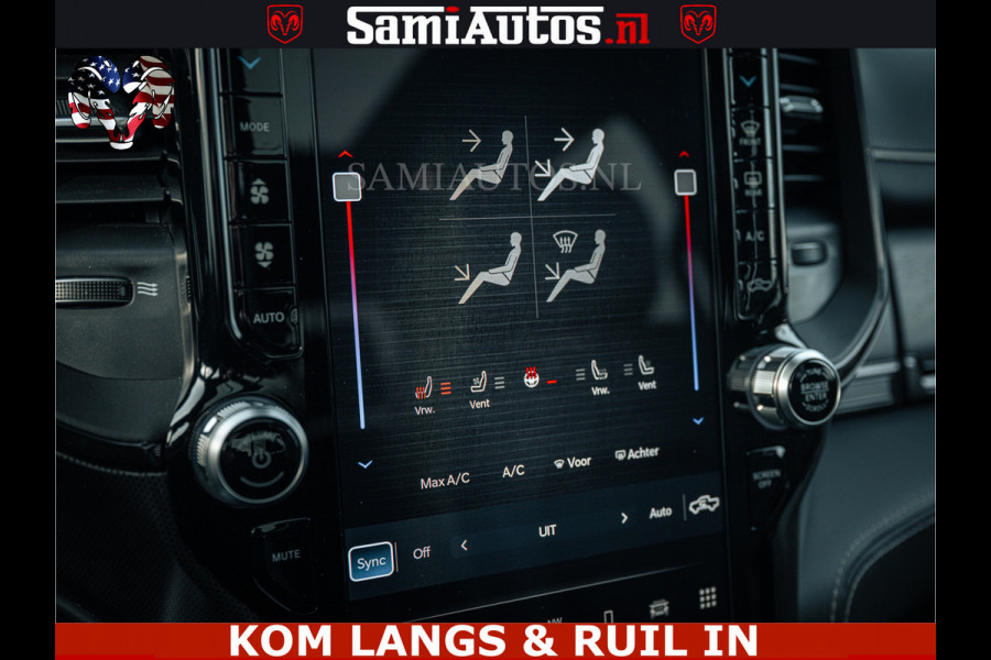 Dodge Ram LIMITED | 5.7 V8 HEMI 402PK | TUFF WIELEN | MEEST VOLLE LIMITED | PRACHTIGE KLEUR GRANITE CRYSTAL PEARL | CREW CAB | DUBBELE CABINE DC 5 PERSOONS | CREW CAB 5 PERSOONS | DUBBELE CABINE DC | MEEST ROYALE EN COMFORTABELE BEDRIJFSAUTO | HEAD-UP | LUCHTVERING | RONDOM CAMERA | MWK KLEP | PANORAMA DAK |