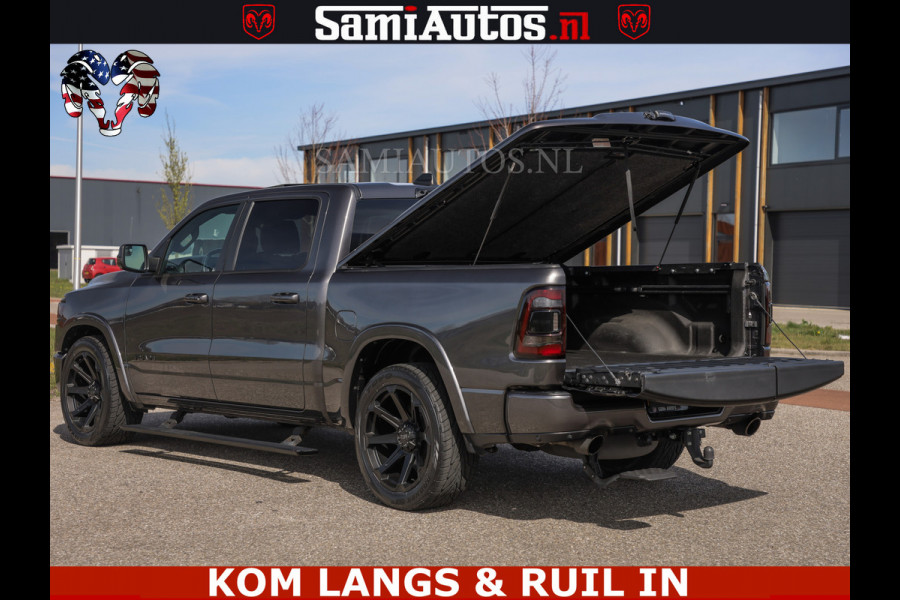 Dodge Ram LIMITED | 5.7 V8 HEMI 402PK | TUFF WIELEN | MEEST VOLLE LIMITED | PRACHTIGE KLEUR GRANITE CRYSTAL PEARL | CREW CAB | DUBBELE CABINE DC 5 PERSOONS | CREW CAB 5 PERSOONS | DUBBELE CABINE DC | MEEST ROYALE EN COMFORTABELE BEDRIJFSAUTO | HEAD-UP | LUCHTVERING | RONDOM CAMERA | MWK KLEP | PANORAMA DAK |