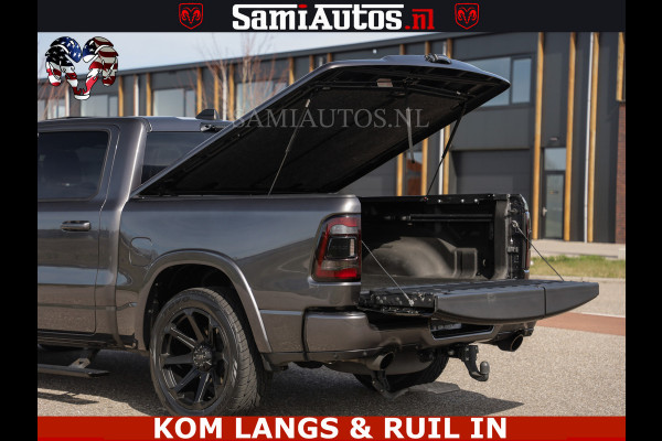 Dodge Ram LIMITED | 5.7 V8 HEMI 402PK | TUFF WIELEN | MEEST VOLLE LIMITED | PRACHTIGE KLEUR GRANITE CRYSTAL PEARL | CREW CAB | DUBBELE CABINE DC 5 PERSOONS | CREW CAB 5 PERSOONS | DUBBELE CABINE DC | MEEST ROYALE EN COMFORTABELE BEDRIJFSAUTO | HEAD-UP | LUCHTVERING | RONDOM CAMERA | MWK KLEP | PANORAMA DAK |