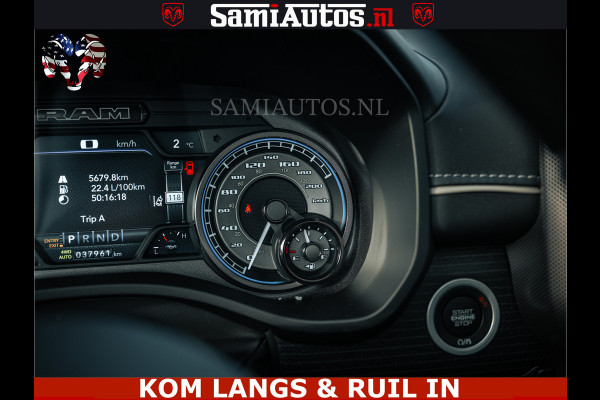 Dodge Ram LIMITED | 5.7 V8 HEMI 402PK | TUFF WIELEN | MEEST VOLLE LIMITED | PRACHTIGE KLEUR GRANITE CRYSTAL PEARL | CREW CAB | DUBBELE CABINE DC 5 PERSOONS | CREW CAB 5 PERSOONS | DUBBELE CABINE DC | MEEST ROYALE EN COMFORTABELE BEDRIJFSAUTO | HEAD-UP | LUCHTVERING | RONDOM CAMERA | MWK KLEP | PANORAMA DAK |