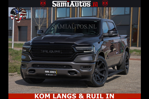 Dodge Ram LIMITED | 5.7 V8 HEMI 402PK | TUFF WIELEN | MEEST VOLLE LIMITED | PRACHTIGE KLEUR GRANITE CRYSTAL PEARL | CREW CAB | DUBBELE CABINE DC 5 PERSOONS | CREW CAB 5 PERSOONS | DUBBELE CABINE DC | MEEST ROYALE EN COMFORTABELE BEDRIJFSAUTO | HEAD-UP | LUCHTVERING | RONDOM CAMERA | MWK KLEP | PANORAMA DAK |