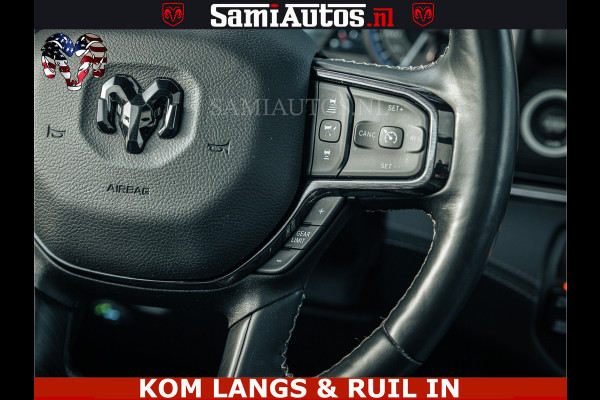 Dodge Ram LIMITED | 5.7 V8 HEMI 402PK | TUFF WIELEN | MEEST VOLLE LIMITED | PRACHTIGE KLEUR GRANITE CRYSTAL PEARL | CREW CAB | DUBBELE CABINE DC 5 PERSOONS | CREW CAB 5 PERSOONS | DUBBELE CABINE DC | MEEST ROYALE EN COMFORTABELE BEDRIJFSAUTO | HEAD-UP | LUCHTVERING | RONDOM CAMERA | MWK KLEP | PANORAMA DAK |