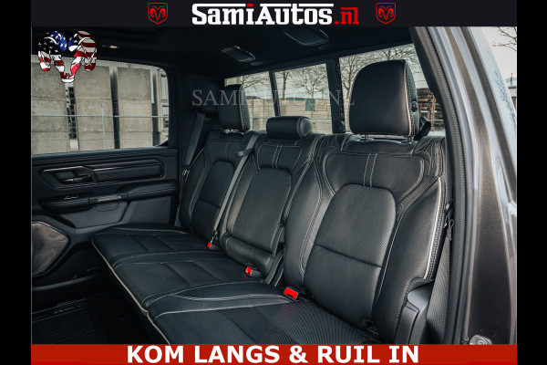 Dodge Ram LIMITED | 5.7 V8 HEMI 402PK | TUFF WIELEN | MEEST VOLLE LIMITED | PRACHTIGE KLEUR GRANITE CRYSTAL PEARL | CREW CAB | DUBBELE CABINE DC 5 PERSOONS | CREW CAB 5 PERSOONS | DUBBELE CABINE DC | MEEST ROYALE EN COMFORTABELE BEDRIJFSAUTO | HEAD-UP | LUCHTVERING | RONDOM CAMERA | MWK KLEP | PANORAMA DAK |