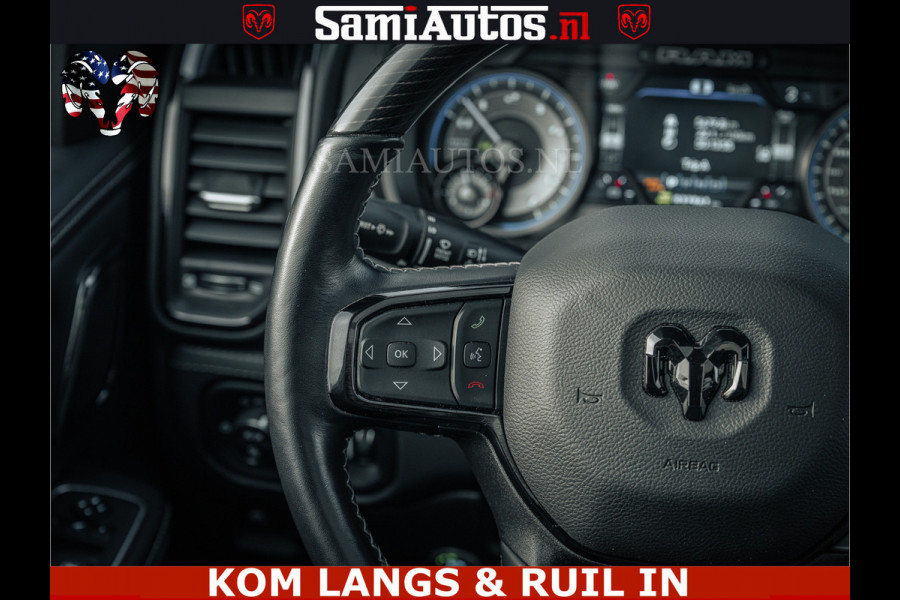 Dodge Ram LIMITED | 5.7 V8 HEMI 402PK | TUFF WIELEN | MEEST VOLLE LIMITED | PRACHTIGE KLEUR GRANITE CRYSTAL PEARL | CREW CAB | DUBBELE CABINE DC 5 PERSOONS | CREW CAB 5 PERSOONS | DUBBELE CABINE DC | MEEST ROYALE EN COMFORTABELE BEDRIJFSAUTO | HEAD-UP | LUCHTVERING | RONDOM CAMERA | MWK KLEP | PANORAMA DAK |
