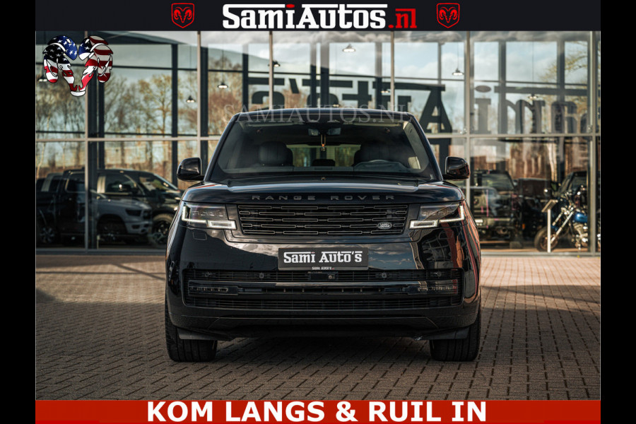 Land Rover Range Rover P550e 551 PK GARANTIE TOT 14-03-2029 | ACHTERAS BESTURING | SOFT CLOSE | HEAD-UP | FACELIFT MODEL | 23 INCH VELGEN | PANORAMADAK | STUURVERWARMING | STOEL KOELING | Incl btw | Fabrieksgarantie tot 14-03-2029 – Geniet van gemoedsrust met uitgebreide dekking tot deze datum.