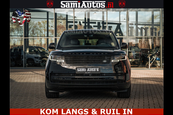 Land Rover Range Rover P550e 551 PK GARANTIE TOT 14-03-2029 | ACHTERAS BESTURING | SOFT CLOSE | HEAD-UP | FACELIFT MODEL | 23 INCH VELGEN | PANORAMADAK | STUURVERWARMING | STOEL KOELING | Incl btw | Fabrieksgarantie tot 14-03-2029 – Geniet van gemoedsrust met uitgebreide dekking tot deze datum.