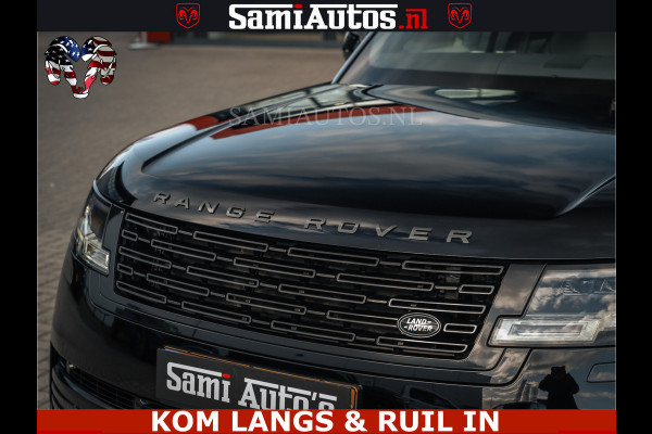 Land Rover Range Rover P550e 551 PK GARANTIE TOT 14-03-2029 | ACHTERAS BESTURING | SOFT CLOSE | HEAD-UP | FACELIFT MODEL | 23 INCH VELGEN | PANORAMADAK | STUURVERWARMING | STOEL KOELING | Incl btw | Fabrieksgarantie tot 14-03-2029 – Geniet van gemoedsrust met uitgebreide dekking tot deze datum.