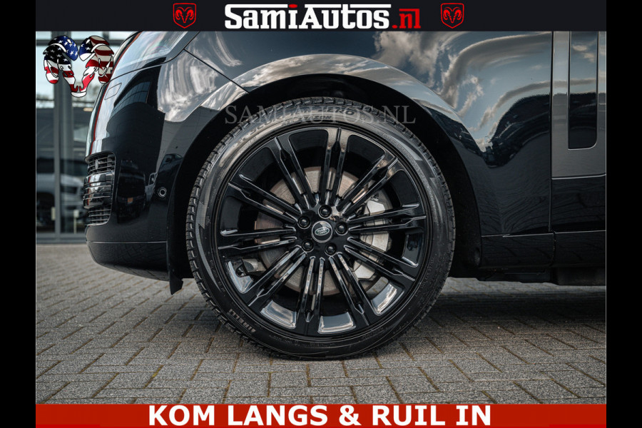 Land Rover Range Rover P550e 551 PK GARANTIE TOT 14-03-2029 | ACHTERAS BESTURING | SOFT CLOSE | HEAD-UP | FACELIFT MODEL | 23 INCH VELGEN | PANORAMADAK | STUURVERWARMING | STOEL KOELING | Incl btw | Fabrieksgarantie tot 14-03-2029 – Geniet van gemoedsrust met uitgebreide dekking tot deze datum.