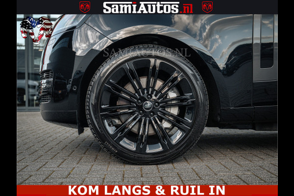 Land Rover Range Rover P550e 551 PK GARANTIE TOT 14-03-2029 | ACHTERAS BESTURING | SOFT CLOSE | HEAD-UP | FACELIFT MODEL | 23 INCH VELGEN | PANORAMADAK | STUURVERWARMING | STOEL KOELING | Incl btw | Fabrieksgarantie tot 14-03-2029 – Geniet van gemoedsrust met uitgebreide dekking tot deze datum.