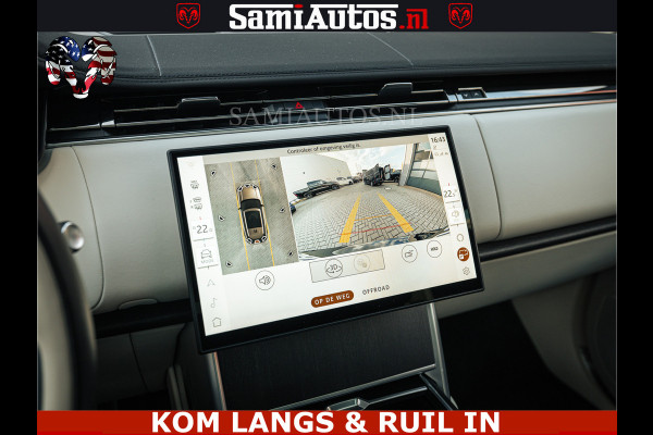 Land Rover Range Rover P550e 551 PK GARANTIE TOT 14-03-2029 | ACHTERAS BESTURING | SOFT CLOSE | HEAD-UP | FACELIFT MODEL | 23 INCH VELGEN | PANORAMADAK | STUURVERWARMING | STOEL KOELING | Incl btw | Fabrieksgarantie tot 14-03-2029 – Geniet van gemoedsrust met uitgebreide dekking tot deze datum.