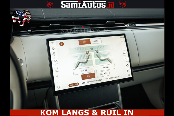 Land Rover Range Rover P550e 551 PK GARANTIE TOT 14-03-2029 | ACHTERAS BESTURING | SOFT CLOSE | HEAD-UP | FACELIFT MODEL | 23 INCH VELGEN | PANORAMADAK | STUURVERWARMING | STOEL KOELING | Incl btw | Fabrieksgarantie tot 14-03-2029 – Geniet van gemoedsrust met uitgebreide dekking tot deze datum.