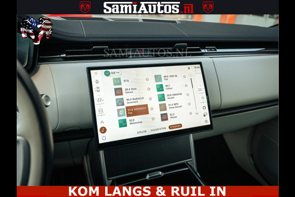 Land Rover Range Rover P550e 551 PK GARANTIE TOT 14-03-2029 | ACHTERAS BESTURING | SOFT CLOSE | HEAD-UP | FACELIFT MODEL | 23 INCH VELGEN | PANORAMADAK | STUURVERWARMING | STOEL KOELING | Incl btw | Fabrieksgarantie tot 14-03-2029 – Geniet van gemoedsrust met uitgebreide dekking tot deze datum.